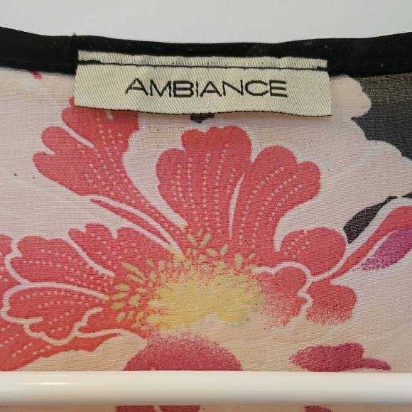 Ambiance Pink and Orange Boxy Tunic - Picture 2 of 3